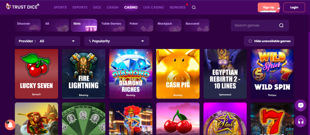 TrustDice casino