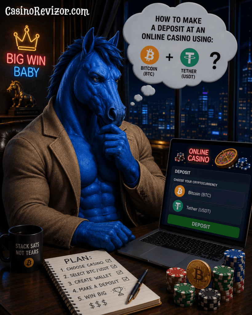 How to Deposit Bitcoin at an Online Crypto Casino