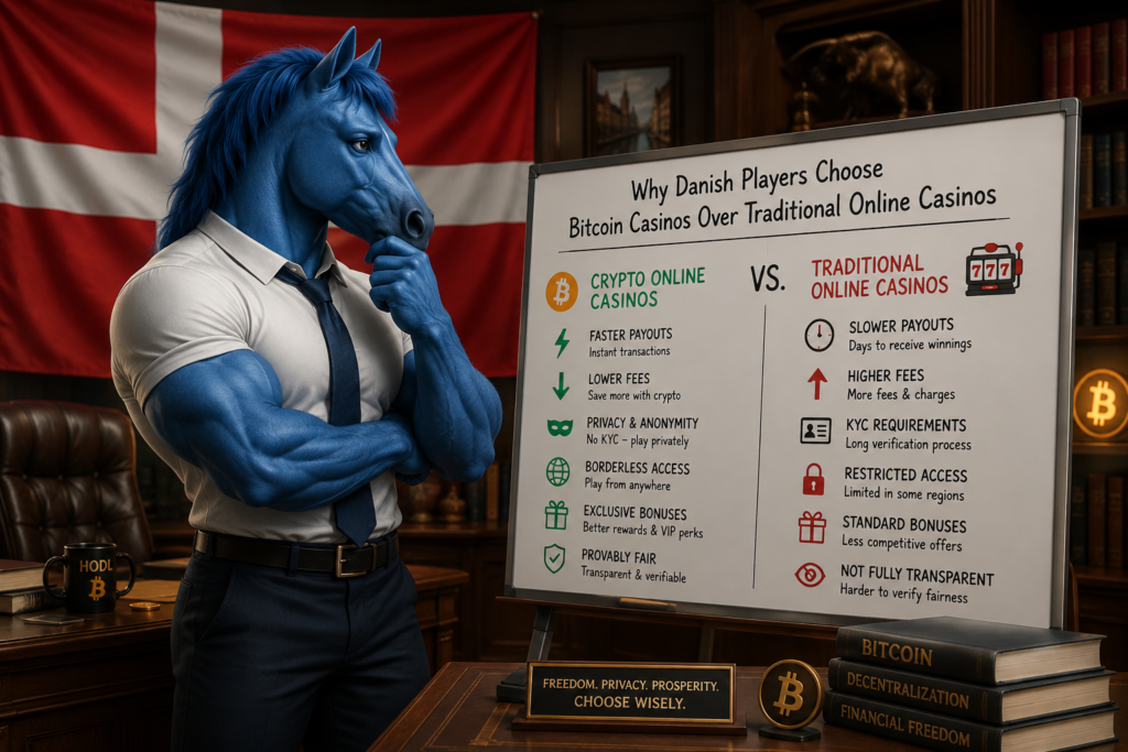 Why Danish Players Choose Bitcoin Casinos