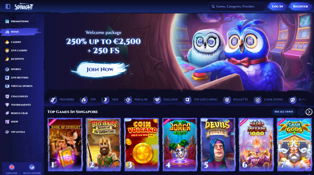 SpiNight slots