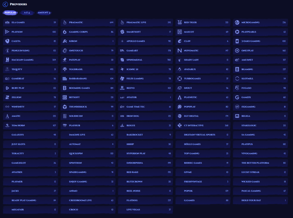SpiNight providers