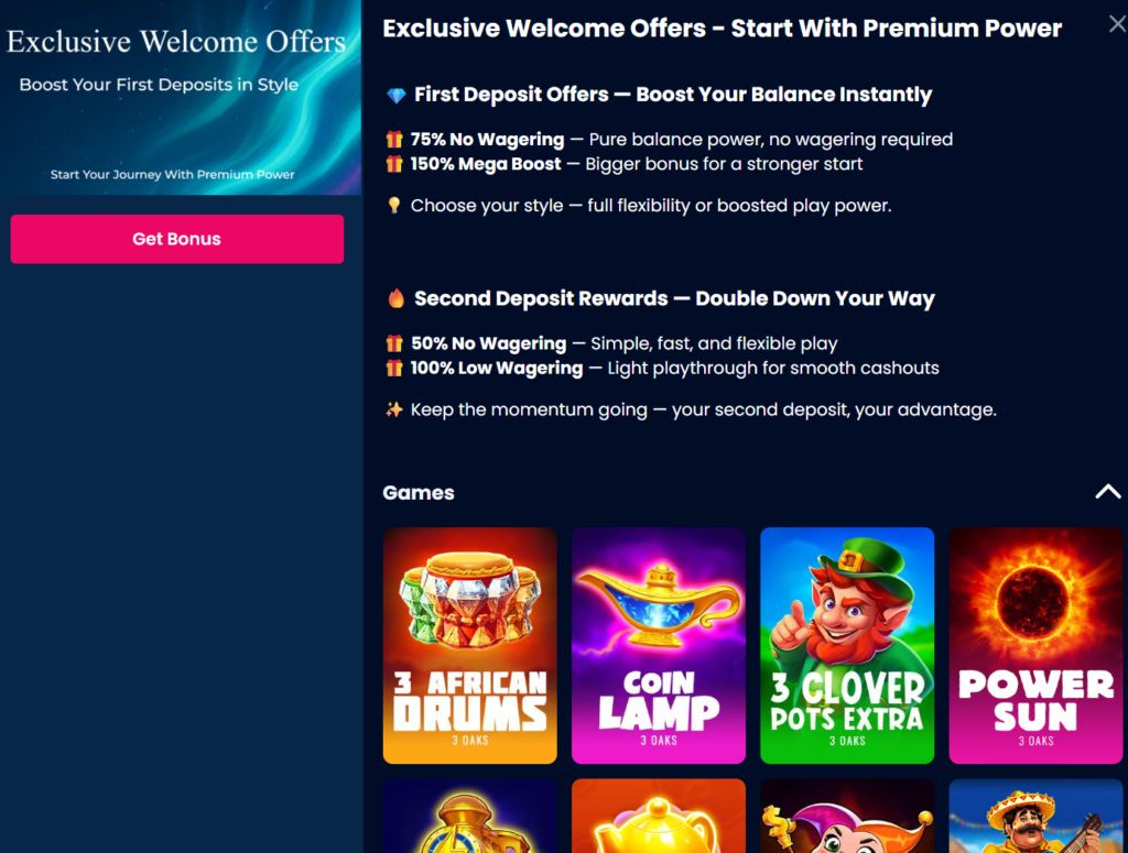 starzspins welcome bonus