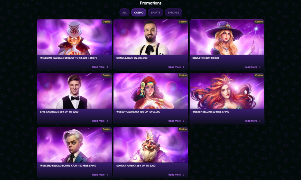 NovaJackpot casino Promotions