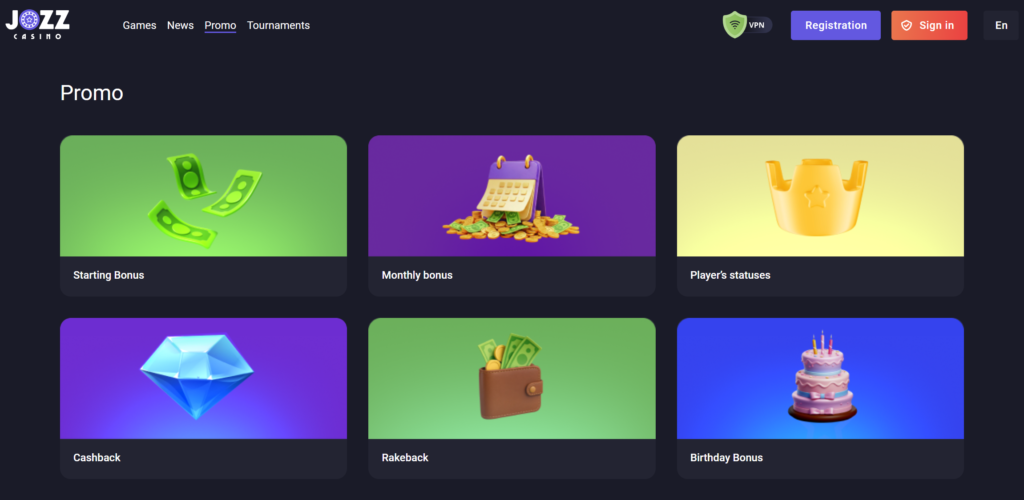 jozz casino bonus