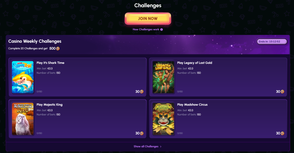 NovaJackpot casino Challenges