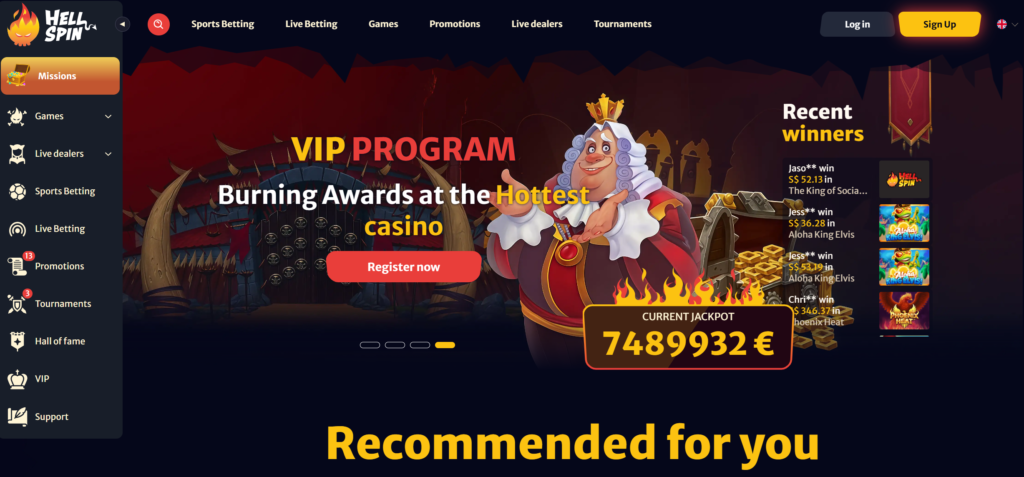 HELLSPIN Casino Review