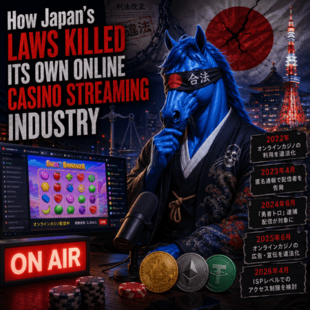 How Japan’s Laws Killed Its Own Online Casino Streaming Industry