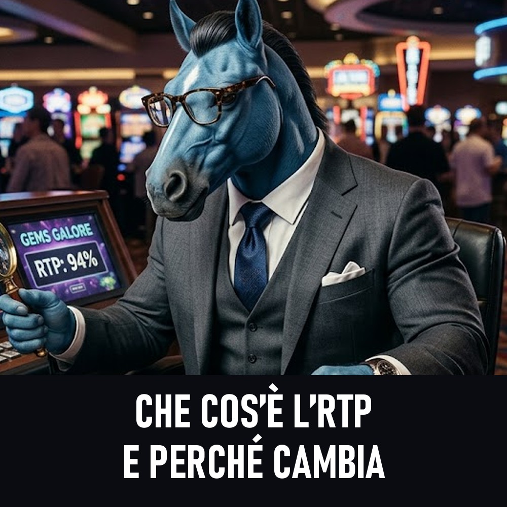 Schermi di slot con valori di RTP diversi nella stessa sala
